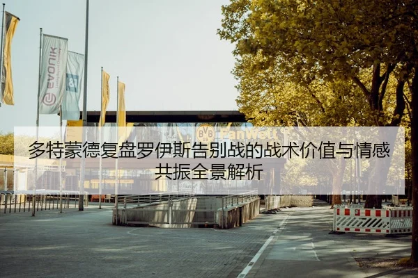 多特蒙德复盘罗伊斯告别战的战术价值与情感共振全景解析